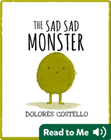 The Sad, Sad Monster book