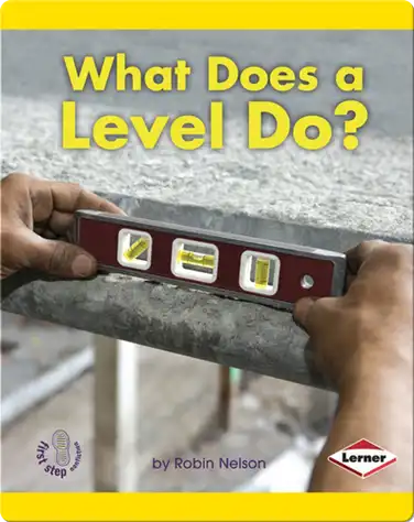 What Does a Level Do? book