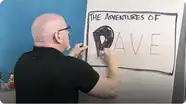 Kids Make Comics #4: Making Big Bold Lettering!
