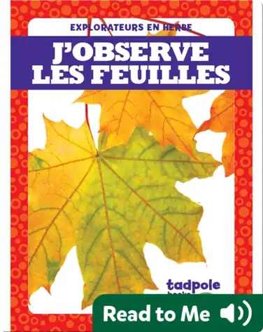 J’observe les feuilles book