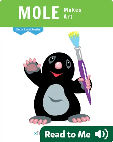 Mole Makes Art book