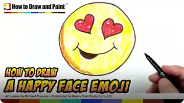 How to Draw a Happy Face Emoji book