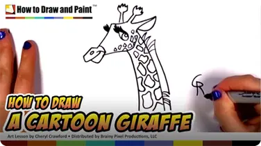 How to Draw a Cartoon Giraffe book