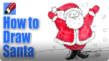 How to Draw Santa Real Easy book