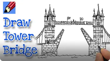 How to Draw London's Tower Bridge Real Easy book