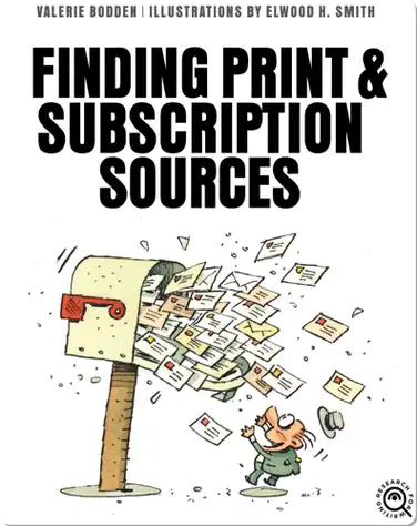 Finding Print & Subscription Sources book