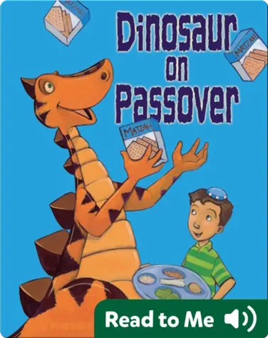 Dinosaur on Passover book