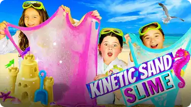 How to Make Kinetic Sand Slime with Sparkly Glitter! book