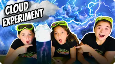 Science for Kids w/ The Wild Adventure Girls! Make a CLOUD Science Experiment book