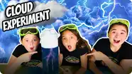 Science for Kids w/ The Wild Adventure Girls! Make a CLOUD Science Experiment