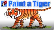 How to Paint a Tiger Real Easy