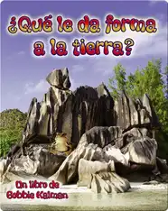 ¿Qué le da forma a la tierra?