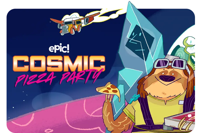 cosmic pizza party